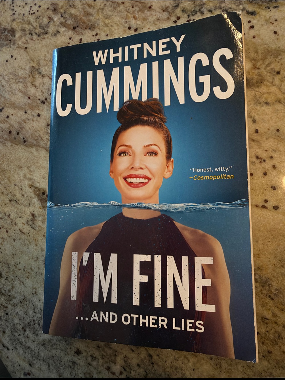 Whitney Cummings "I'm Fine...And Other Lies" - Blue Cover